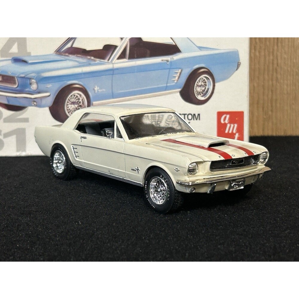 Vintage AMT Model Kit 2207 Built 1966 Mustang Hard Top Assembled Kit S1